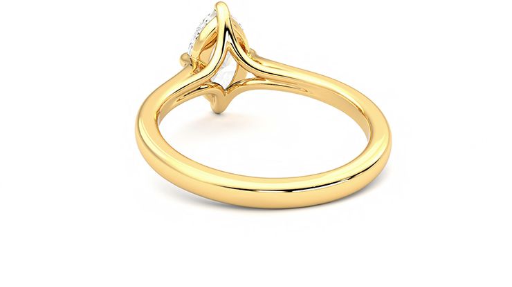 Taylor & Hart Joy Marquise Engagement Ring 360 degree image 16