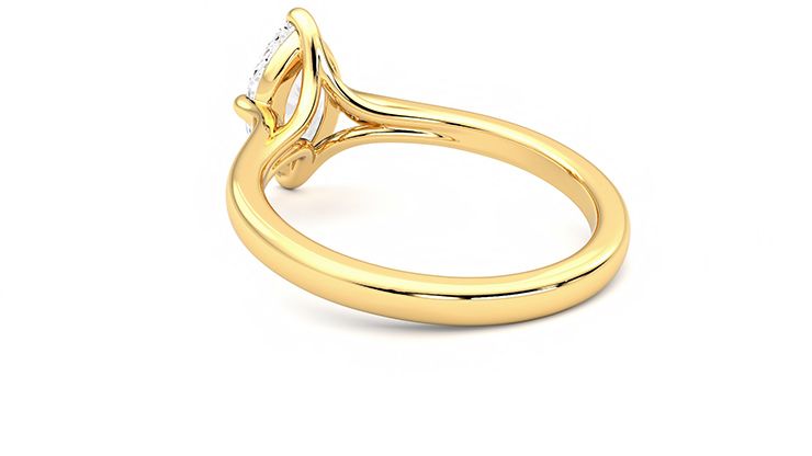 Taylor & Hart Joy Marquise Engagement Ring 360 degree image 17