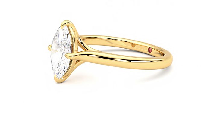 Taylor & Hart Joy Marquise Engagement Ring 360 degree image 23