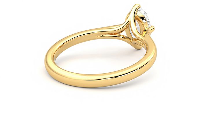 Taylor & Hart Joy Oval Engagement Ring 360 degree image 12