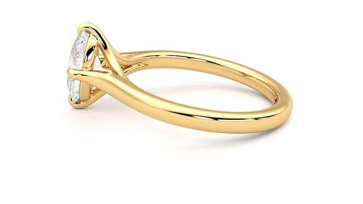 Taylor & Hart Joy Oval Engagement Ring 360 degree image 19