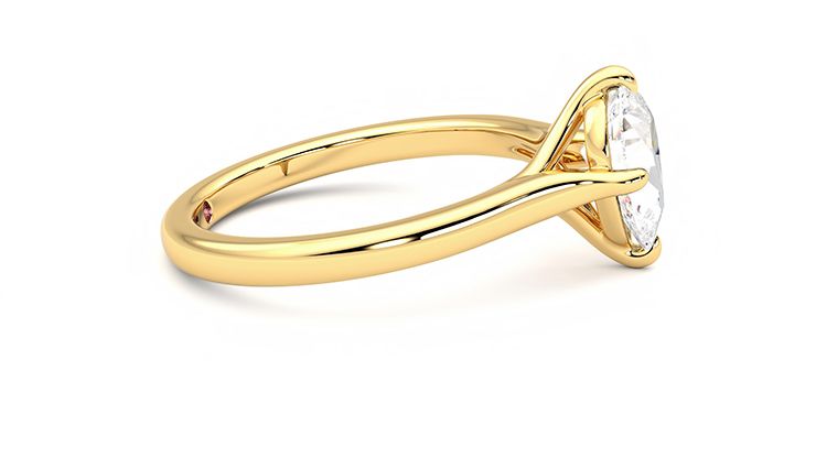 Taylor & Hart Joy Pear Engagement Ring 360 degree image 9