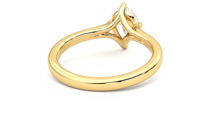 Taylor & Hart Joy Pear Engagement Ring 360 degree image 14