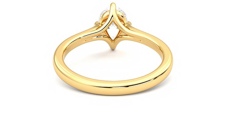 Taylor & Hart Joy Pear Engagement Ring 360 degree image 15