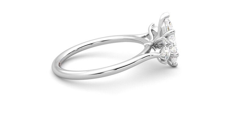 Taylor & Hart Lantana Marquise Engagement Ring 360 degree image 10