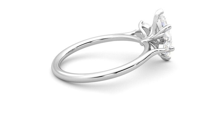 Taylor & Hart Lantana Marquise Engagement Ring 360 degree image 11