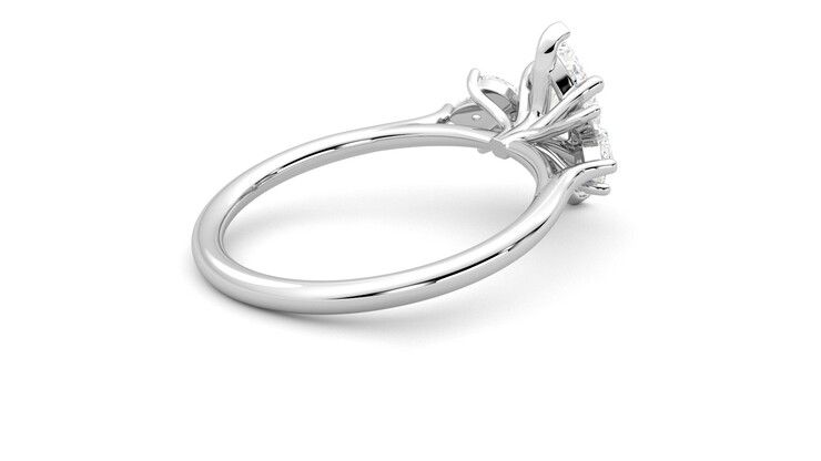 Taylor & Hart Lantana Marquise Engagement Ring 360 degree image 12