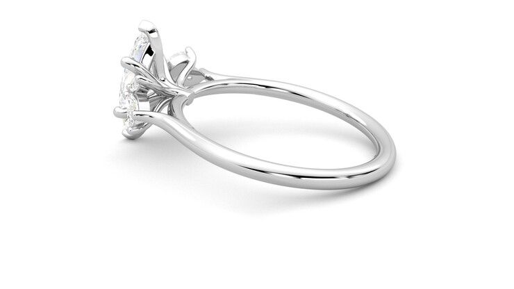 Taylor & Hart Lantana Marquise Engagement Ring 360 degree image 19
