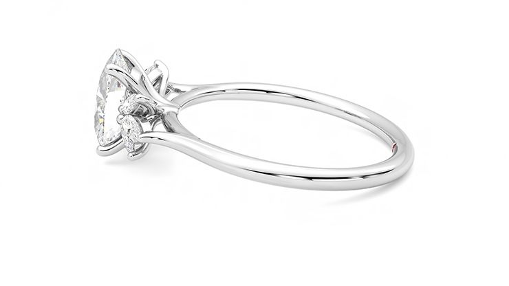 Taylor & Hart Lantana Oval Engagement Ring 360 degree image 20