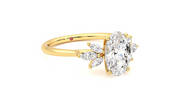 Big Oval Cubic Zirconia Ring – Of Haides