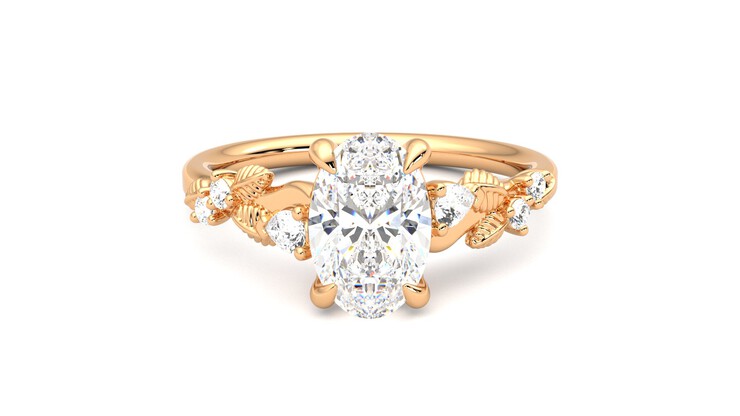 Taylor & Hart Lierre Oval Engagement Ring 360 detail 01