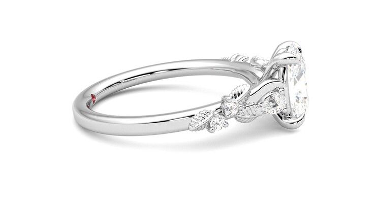 Taylor & Hart Lierre Oval Engagement Ring 360 degree image 9