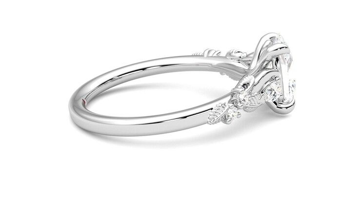 Taylor & Hart Lierre Oval Engagement Ring 360 degree image 10