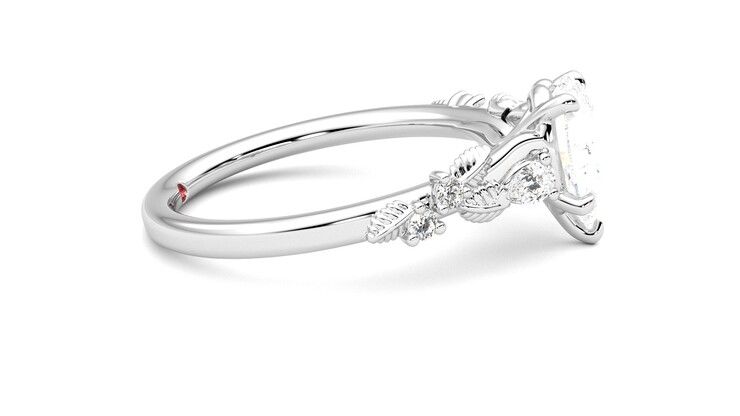 Taylor & Hart Lierre Pear Engagement Ring 360 degree image 9