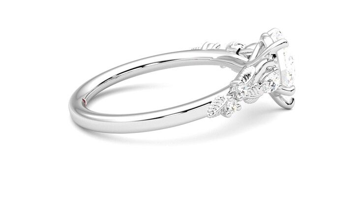 Taylor & Hart Lierre Pear Engagement Ring 360 degree image 10