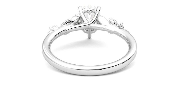 Taylor & Hart Lierre Pear Engagement Ring 360 degree image 15
