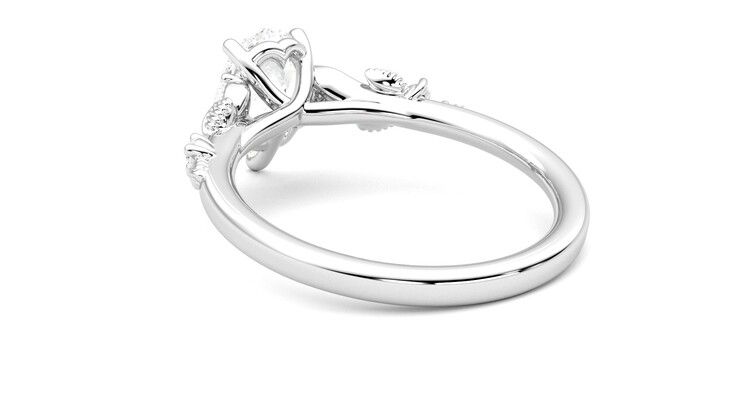 Taylor & Hart Lierre Pear Engagement Ring 360 degree image 17