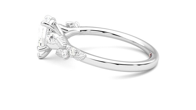 Taylor & Hart Lierre Pear Engagement Ring 360 degree image 20