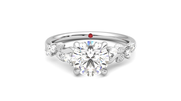 Taylor & Hart Lierre Round Engagement Ring 360 detail 01