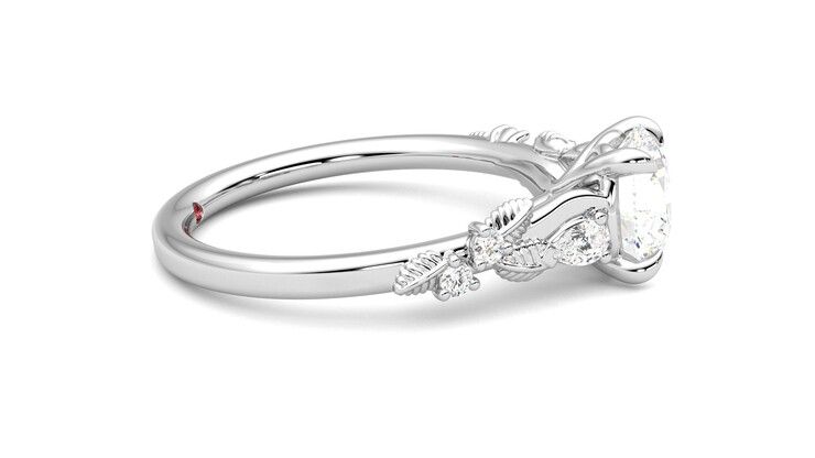Taylor & Hart Lierre Round Engagement Ring 360 degree image 9