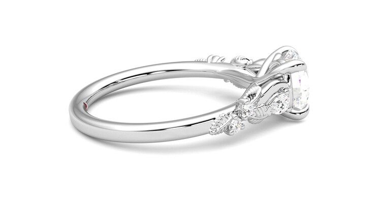 Taylor & Hart Lierre Round Engagement Ring 360 degree image 10