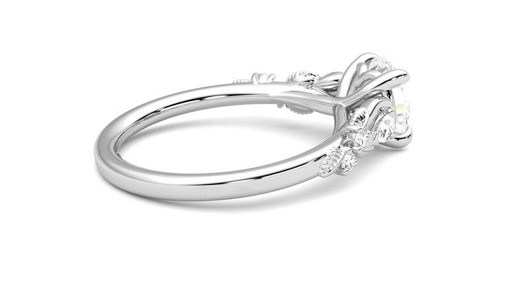 Taylor & Hart Lierre Round Engagement Ring 360 degree image 11