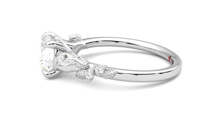 Taylor & Hart Lierre Round Engagement Ring 360 degree image 21
