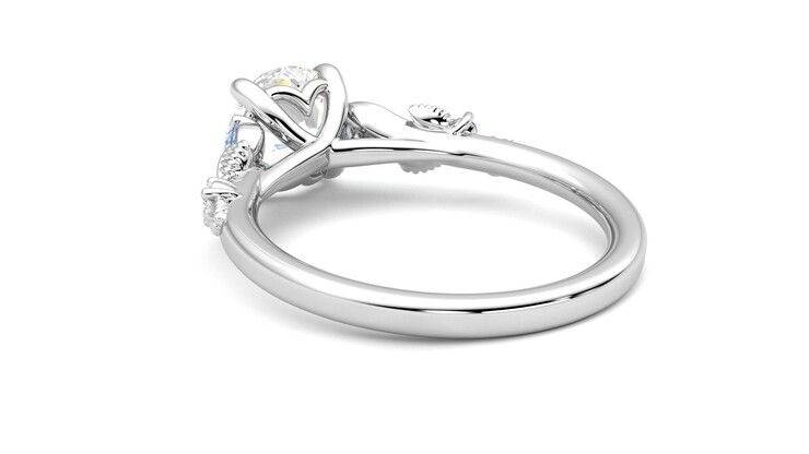 Taylor & Hart Lierre Round Engagement Ring 360 degree image 17