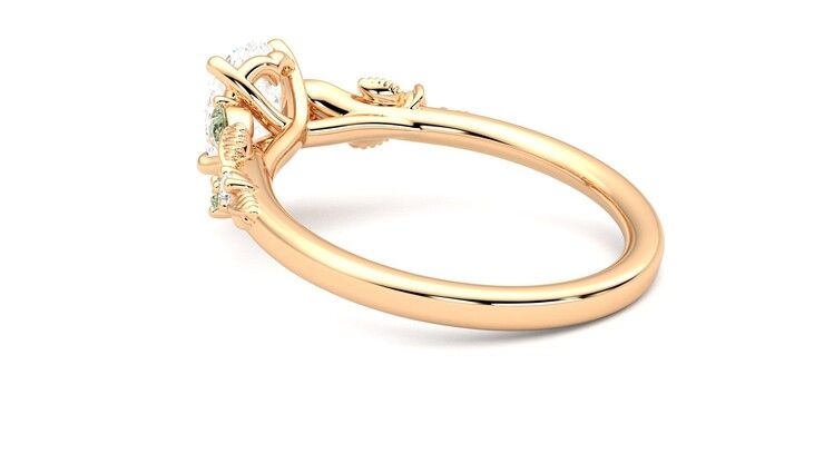 Taylor & Hart Lierre Pear Engagement Ring 360 degree image 18