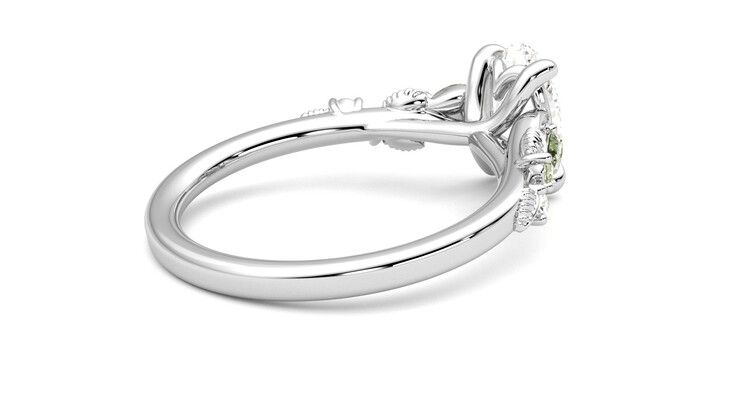Taylor & Hart Lierre Oval Engagement Ring 360 degree image 11