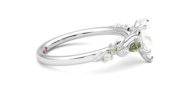 Taylor & Hart Lierre Pear Engagement Ring 360 degree image 9