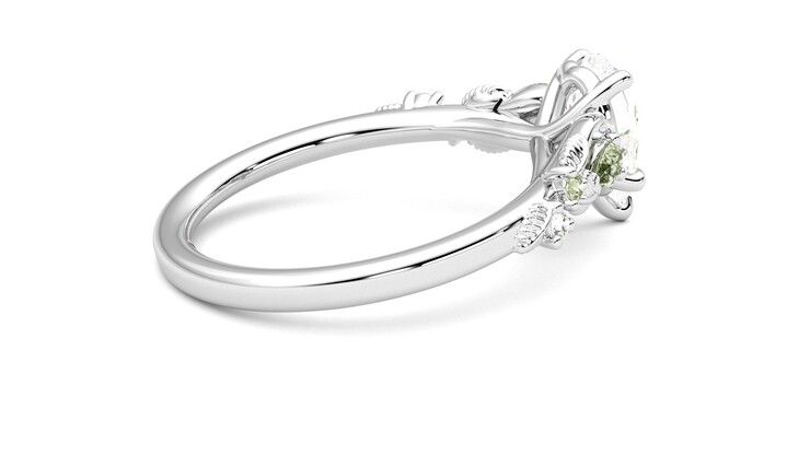 Taylor & Hart Lierre Pear Engagement Ring 360 degree image 11