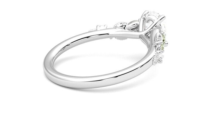 Taylor & Hart Lierre Pear Engagement Ring 360 degree image 12