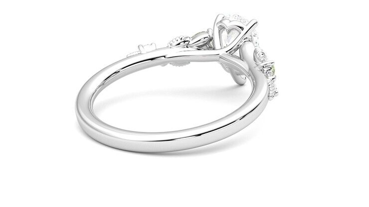 Taylor & Hart Lierre Pear Engagement Ring 360 degree image 13