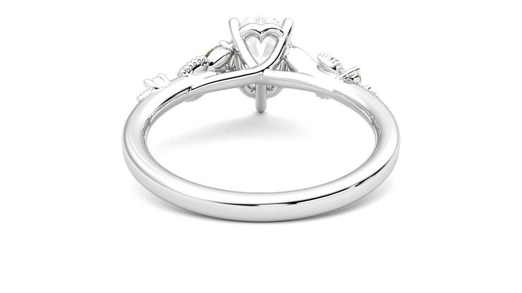 Taylor & Hart Lierre Pear Engagement Ring 360 degree image 15