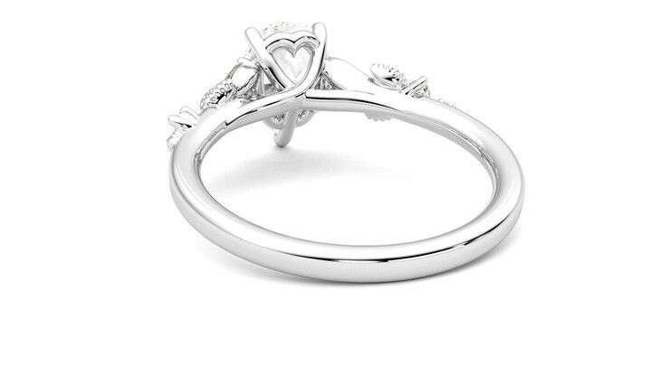Taylor & Hart Lierre Pear Engagement Ring 360 degree image 16
