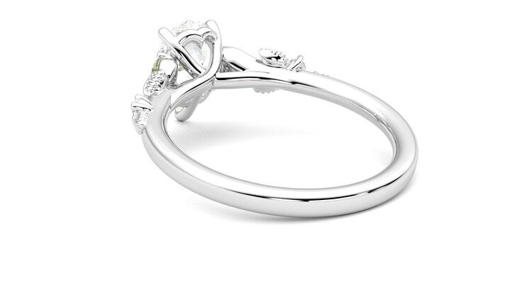 Taylor & Hart Lierre Pear Engagement Ring 360 degree image 17