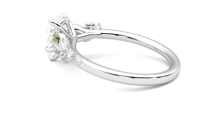Taylor & Hart Lierre Pear Engagement Ring 360 degree image 19