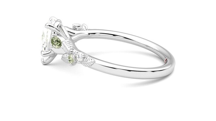 Taylor & Hart Lierre Pear Engagement Ring 360 degree image 20