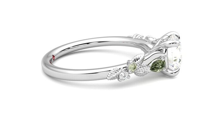 Taylor & Hart Lierre Round Engagement Ring 360 degree image 9