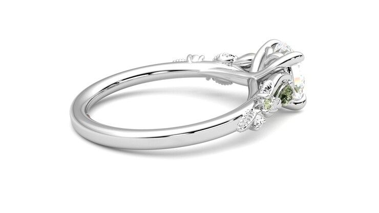 Taylor & Hart Lierre Round Engagement Ring 360 degree image 11