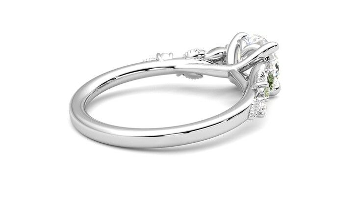 Taylor & Hart Lierre Round Engagement Ring 360 degree image 12