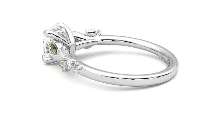 Taylor & Hart Lierre Round Engagement Ring 360 degree image 19