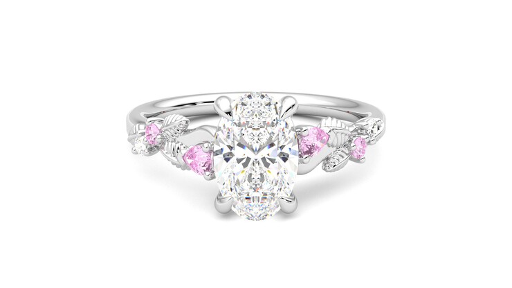 Taylor & Hart Lierre Oval Engagement Ring 360 detail 01