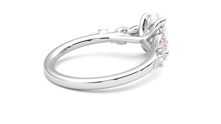 Taylor & Hart Lierre Oval Engagement Ring 360 degree image 12