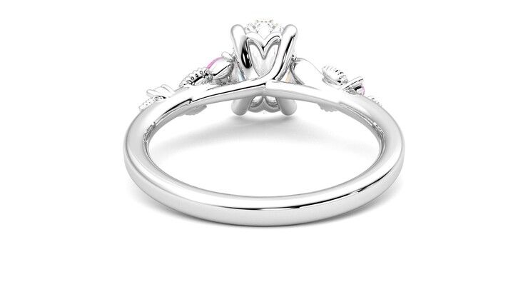 Taylor & Hart Lierre Oval Engagement Ring 360 degree image 15