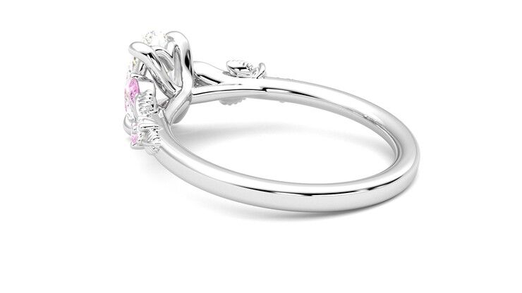 Taylor & Hart Lierre Oval Engagement Ring 360 degree image 18