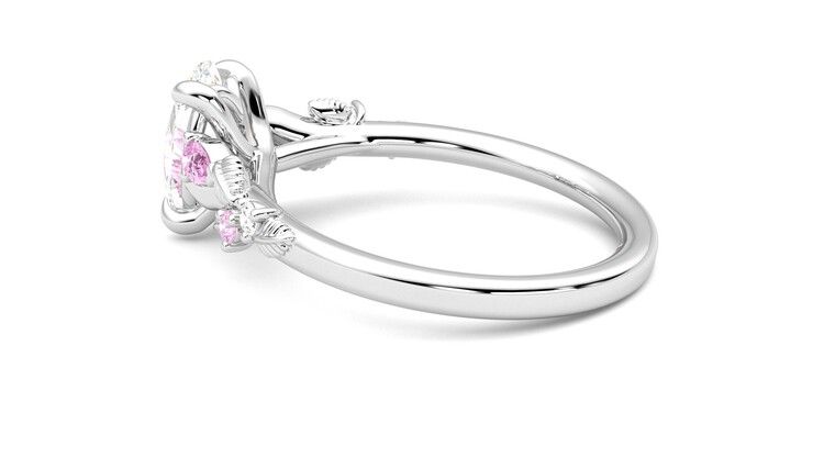 Taylor & Hart Lierre Oval Engagement Ring 360 degree image 19