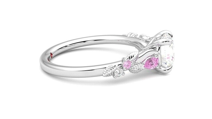 Taylor & Hart Lierre Round Engagement Ring 360 degree image 9