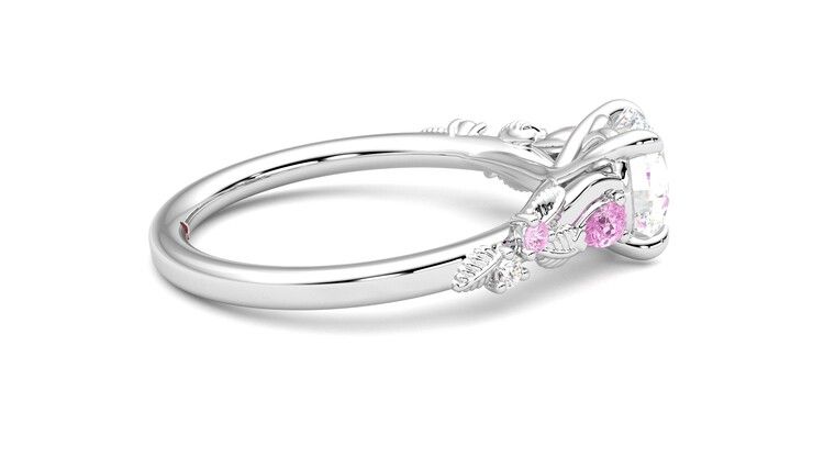 Taylor & Hart Lierre Round Engagement Ring 360 degree image 10